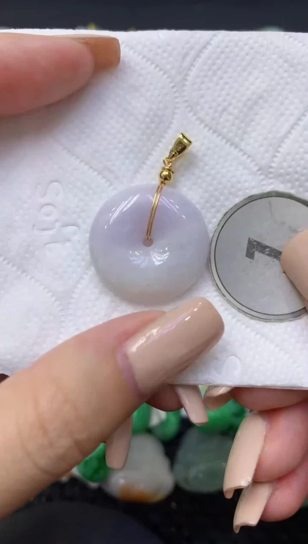 颈饰未镶嵌翡翠天然缅甸翡翠A货