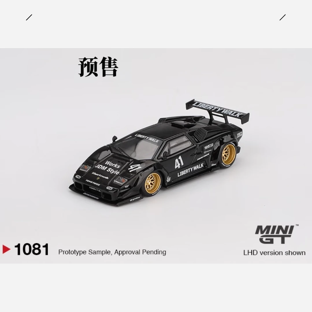 预定】 MINIGT车模 1:64 兰博基尼康塔什 LB-WORKS 1081# 合金车模