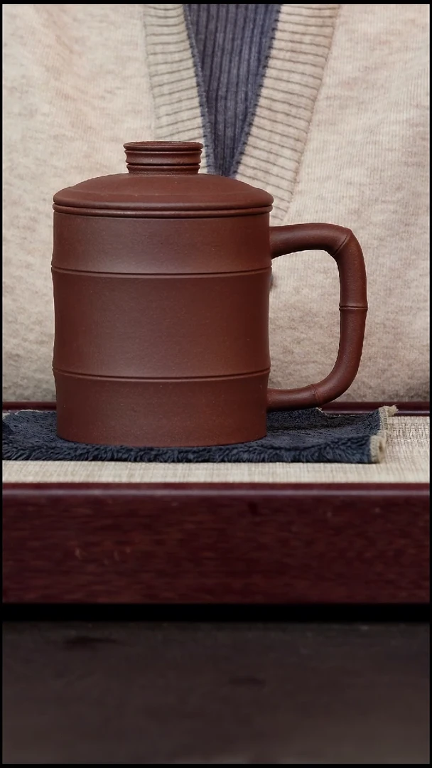 茶杯紫砂底槽清富贵竹