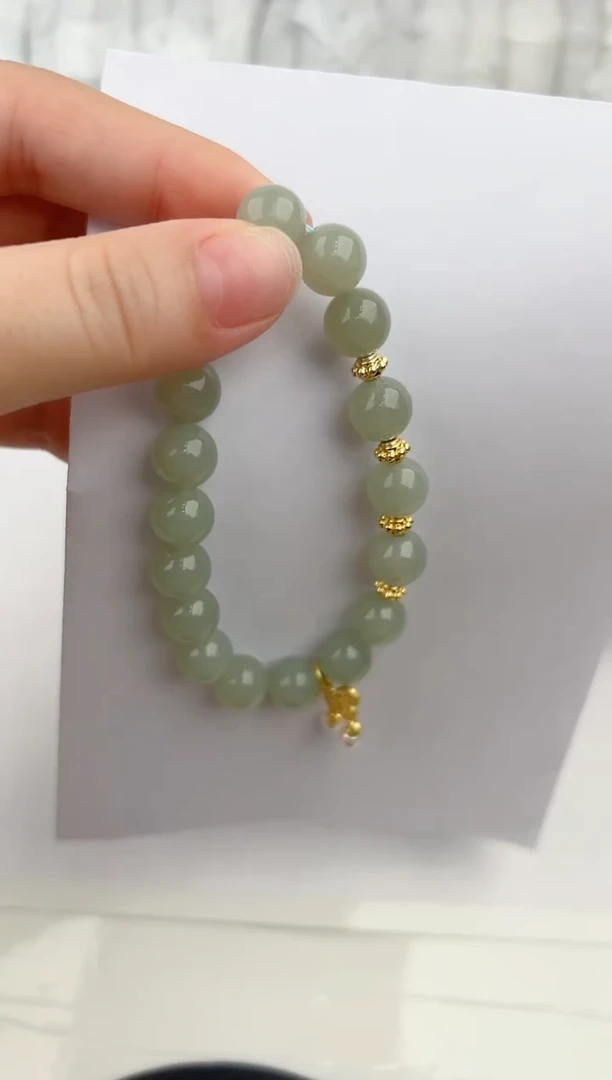 【闪购商品】和田玉手链未镶嵌1颜色微差无瑕