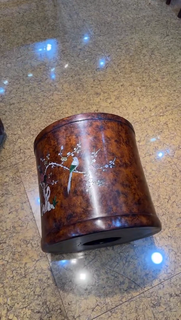 花梨木类景*.卷缸  工艺品  摆件