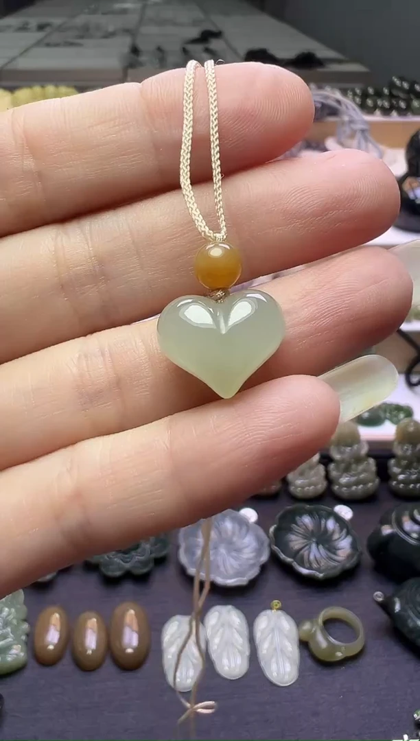 颈饰未镶嵌和田玉114号链接约卡13*16*5