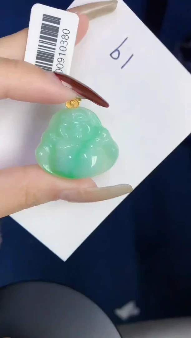 【闪购商品】翡翠颈饰18K金镶嵌00000000000