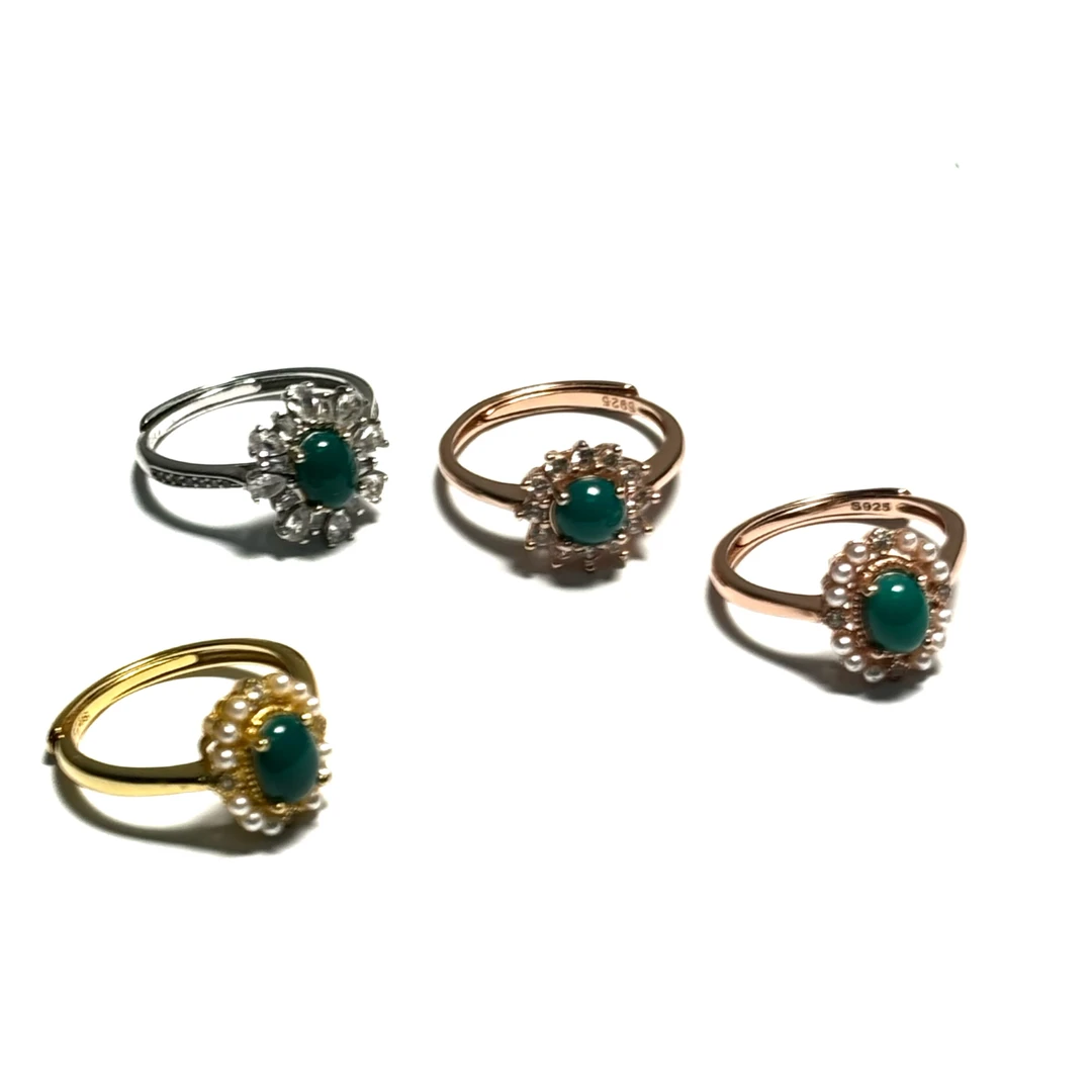 坠链均足银 易禅居出品-925银戒指（随机发货）