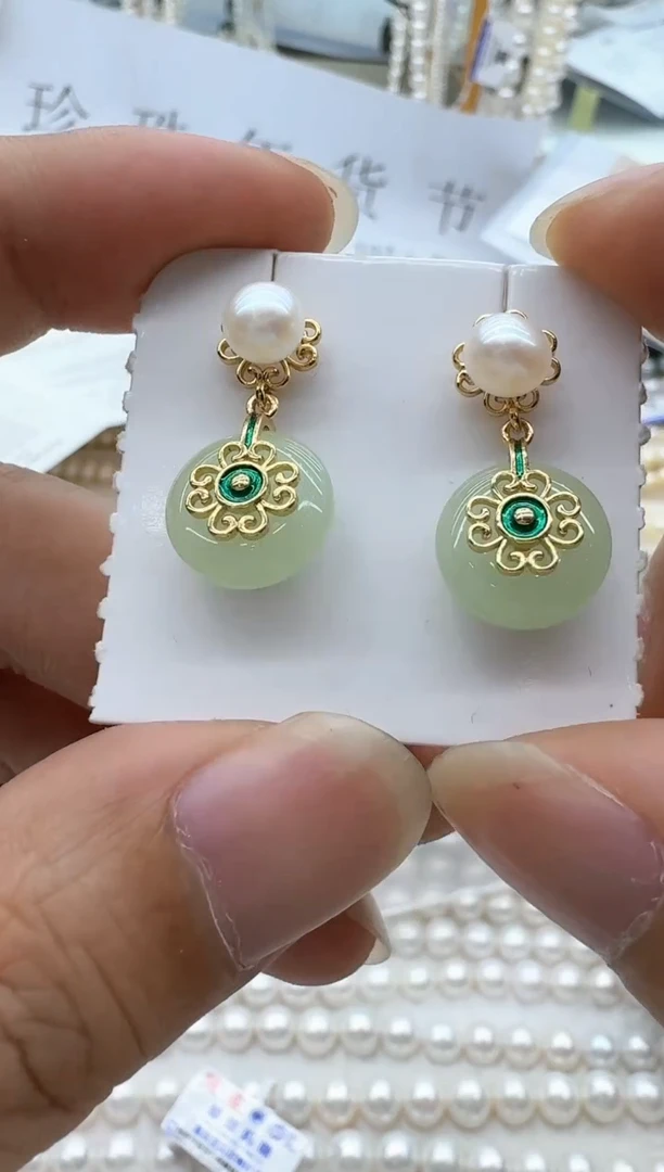 【闪购商品】淡水珍珠耳饰未镶嵌非基地发货不带证书