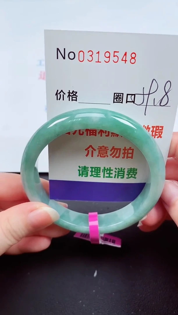 翡翠手镯未镶嵌 0319548
