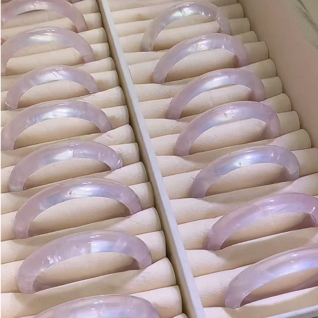 【逍遥】粉水晶正圈手镯*126/35/多样性发/1件