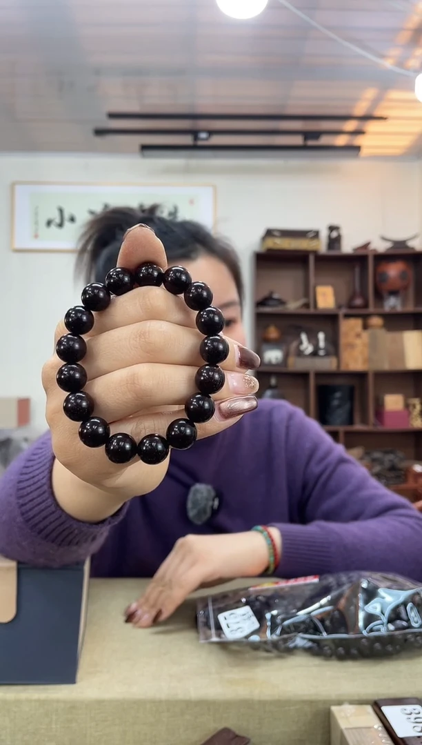 乌木类375小叶紫檀1.2单圈满星串木木