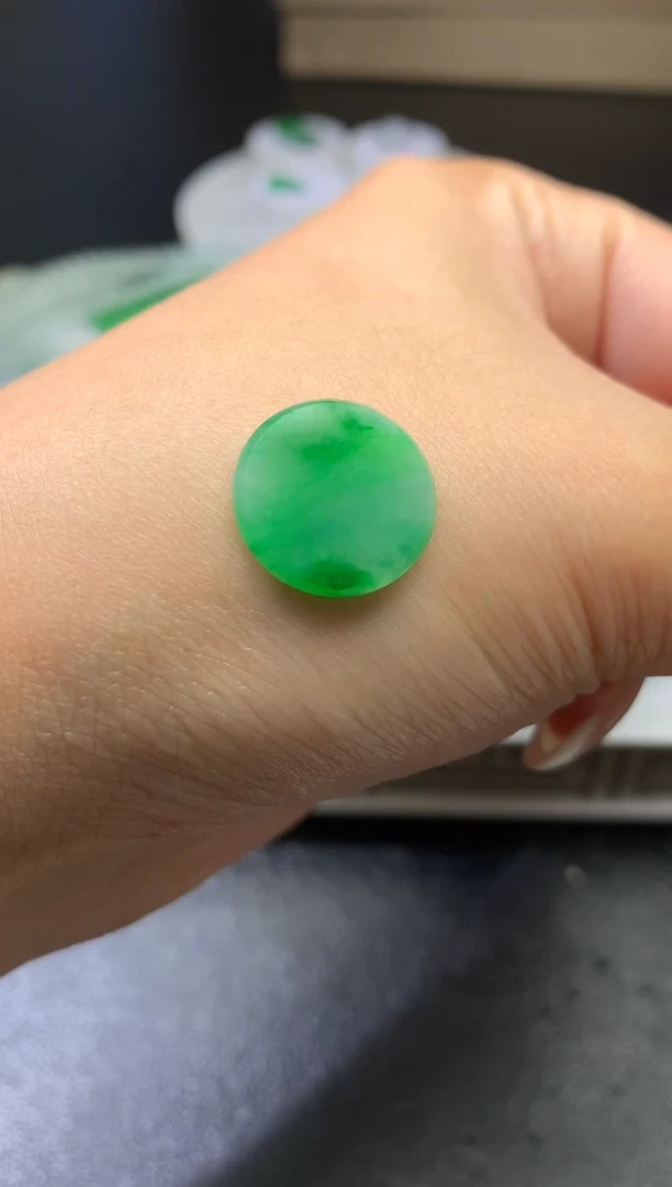 未镶嵌定制翡翠毛货 14.8-1.8