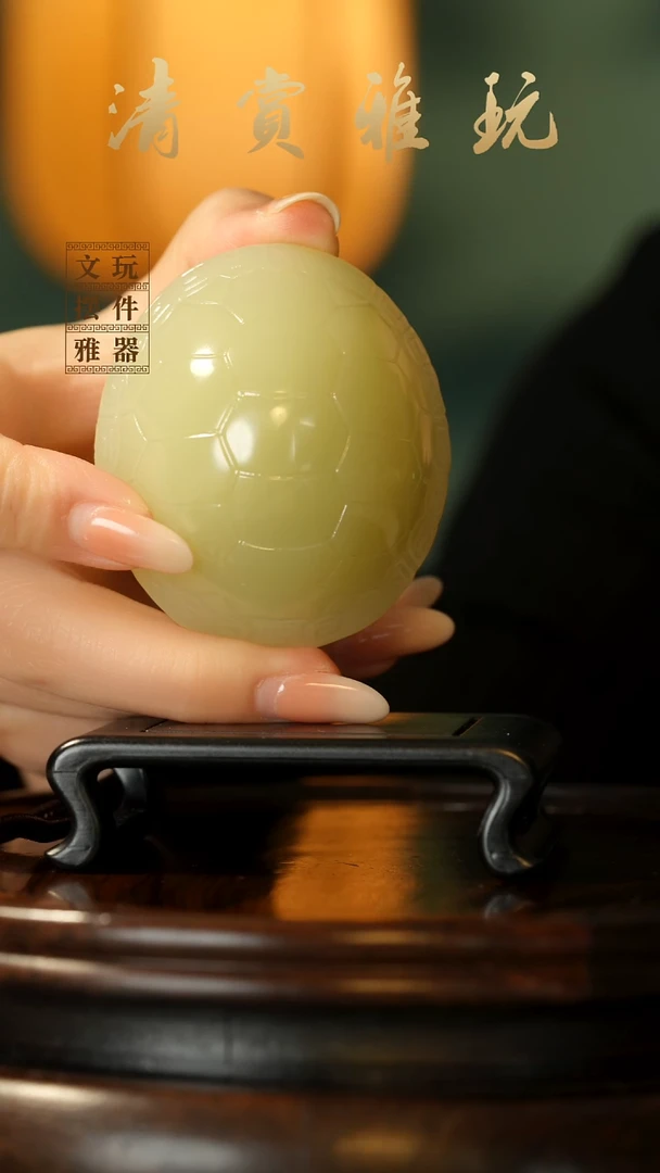 玉《博古富甲天下》手把件摆件