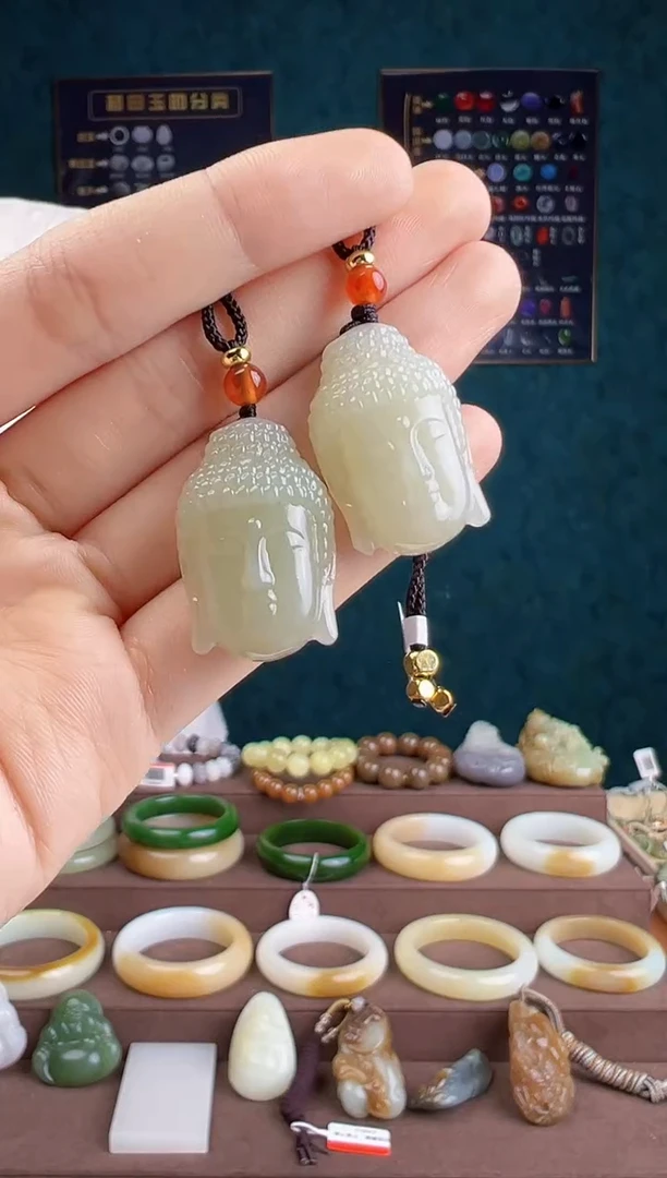 【闪购商品】和田玉颈饰未镶嵌ZZ 拍一发一 多样性发货