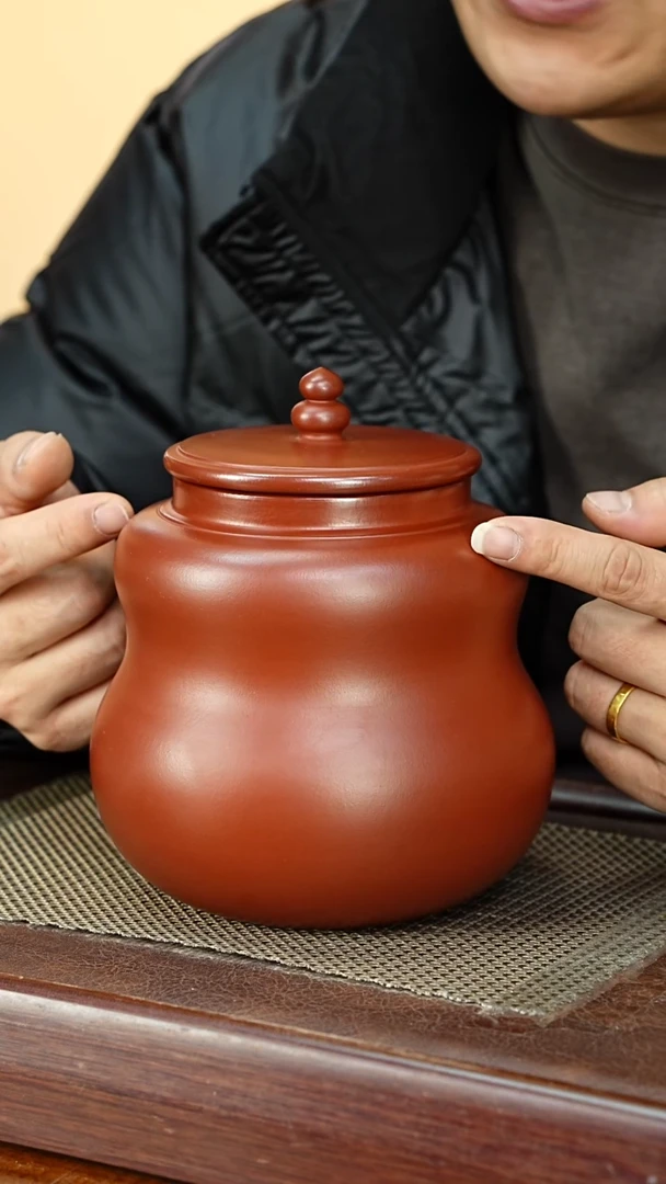 宜兴原矿紫砂茶叶罐