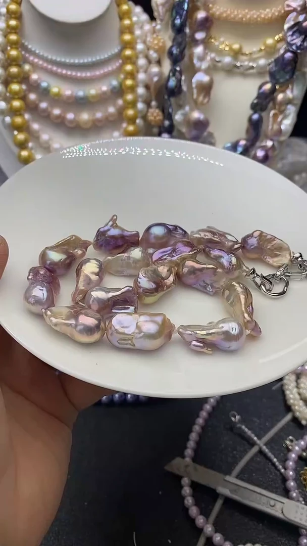 颈饰未镶嵌淡水珍珠多人