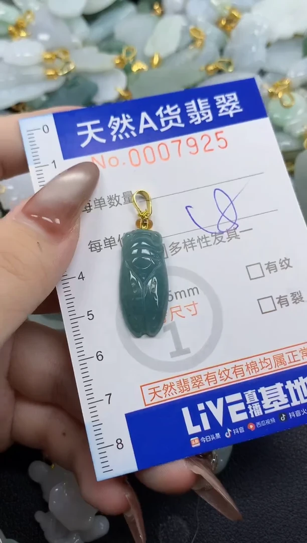 翡翠未镶嵌颈饰天然A货翡翠
