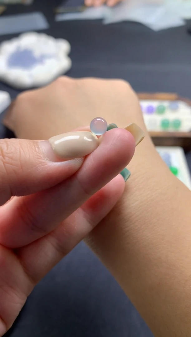 未镶嵌定制翡翠卡5.8mm