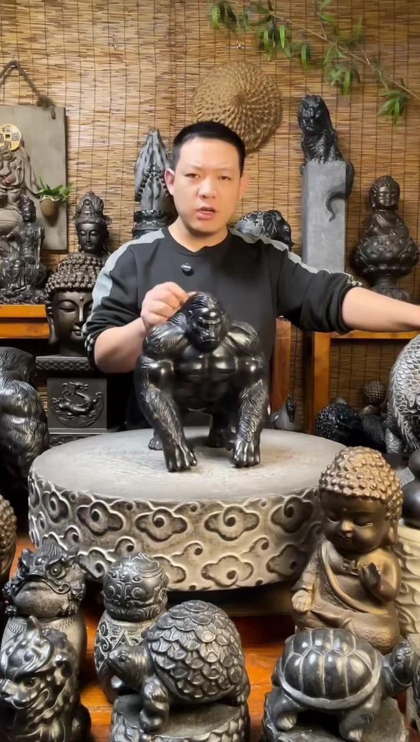 石材30闭口金刚天然青石雕刻