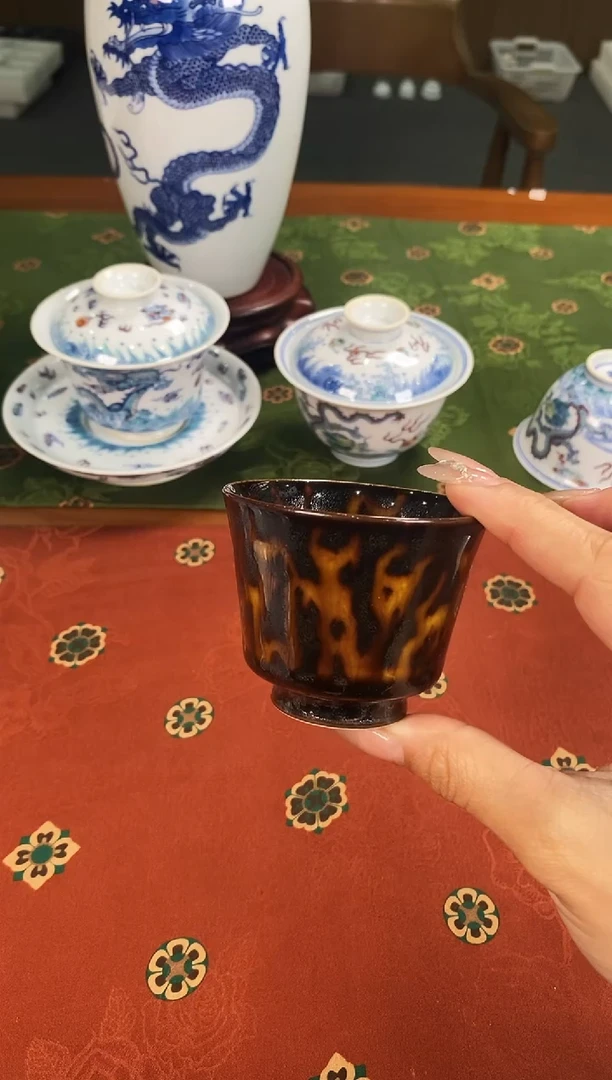 【闪购商品】闰火堂单色釉玳瑁釉单杯