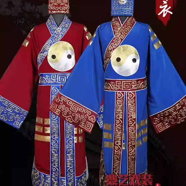 京剧戏剧八卦衣太极服三国演义孔明诸葛亮法衣道家戏曲演出表演服