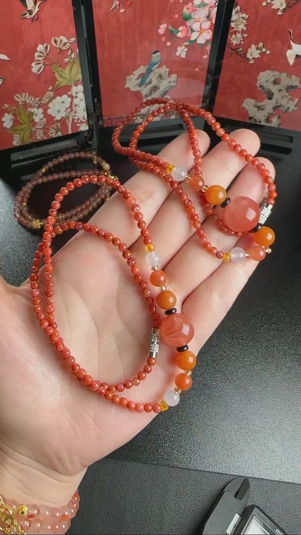 【闪购商品】南红玛瑙颈饰未镶嵌WY0114066多样性发一