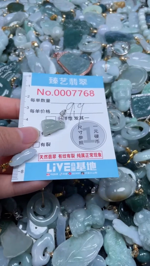 颈饰未镶嵌翡翠7768