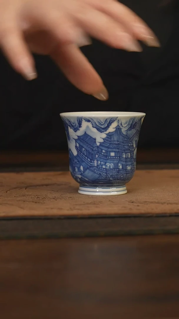 杯柴窑青花破价福利