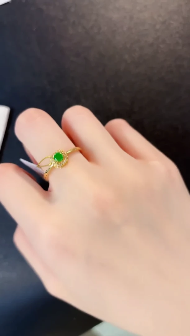 翡翠戒指未镶嵌 缅料A货/支持复检/一件
