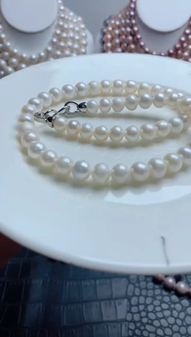 淡水珍珠未镶嵌颈饰0047