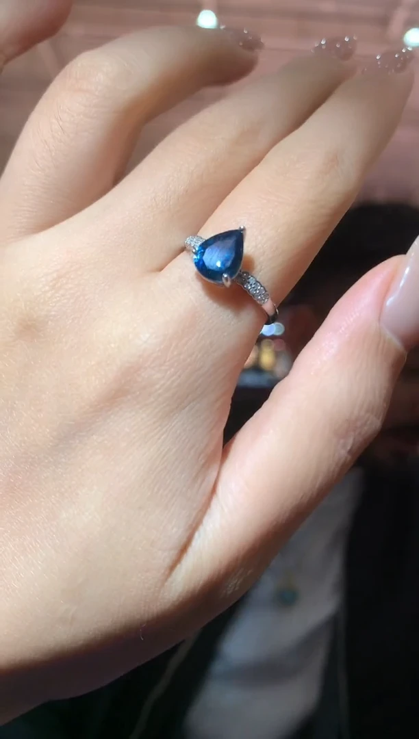 银S925镶嵌戒指托帕石【宝石世家严选】