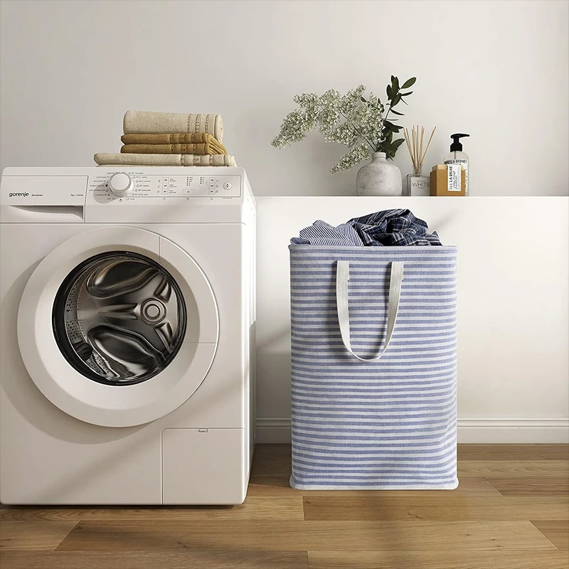 （防水耐脏可折叠收纳篮）出美单加厚便携大容量布艺脏衣收纳篮G