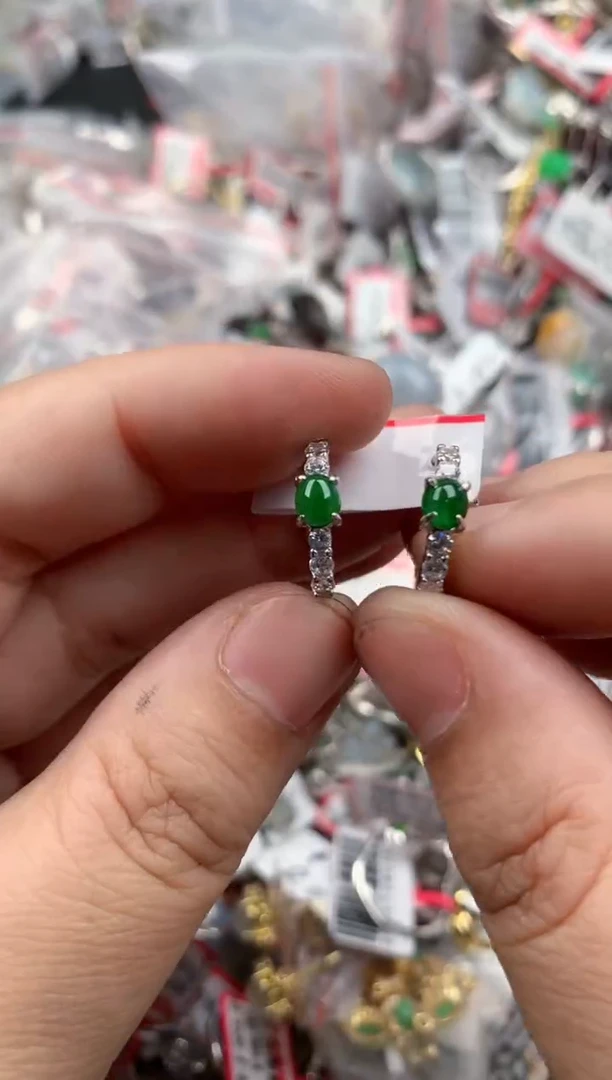 银S925镶嵌戒指翡翠55555   4