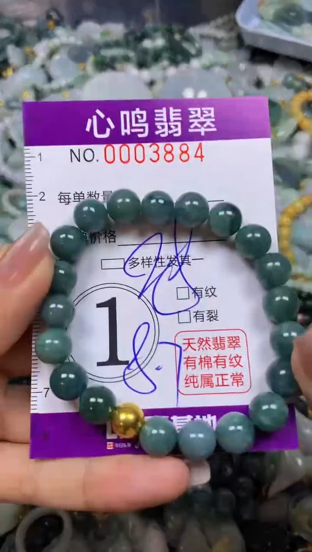 翡翠未镶嵌颈饰闪购003884