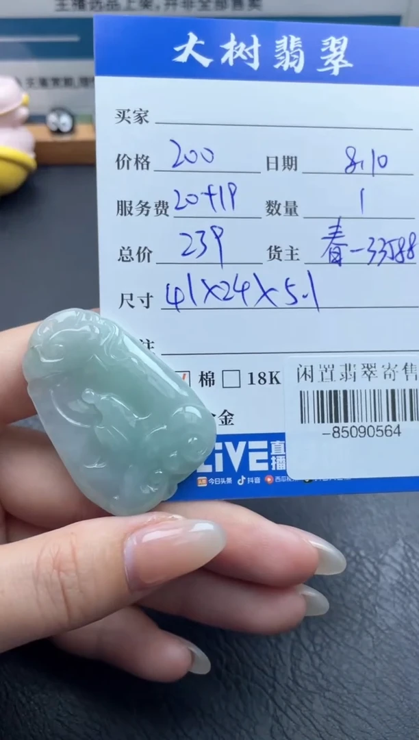 翡翠未镶嵌颈饰多人-85090564