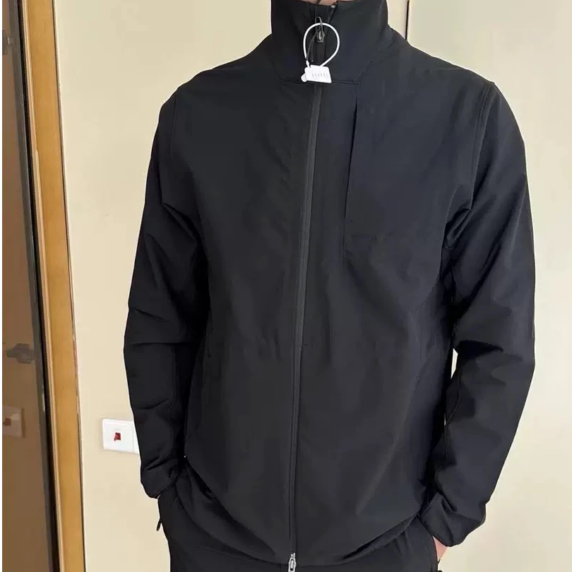 高版春夏男子商务通勤日常休闲户外透气耐磨软壳衣