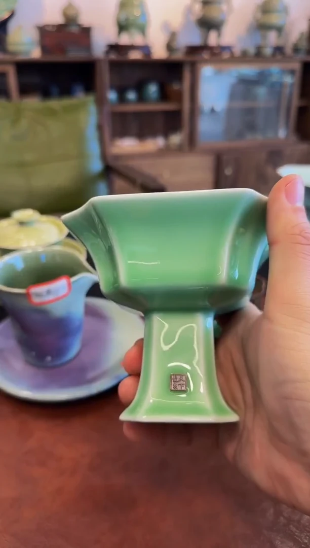 梅子青·高足·小果盘·茶器