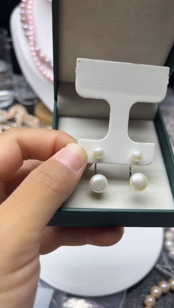 未镶嵌淡水珍珠耳饰多人