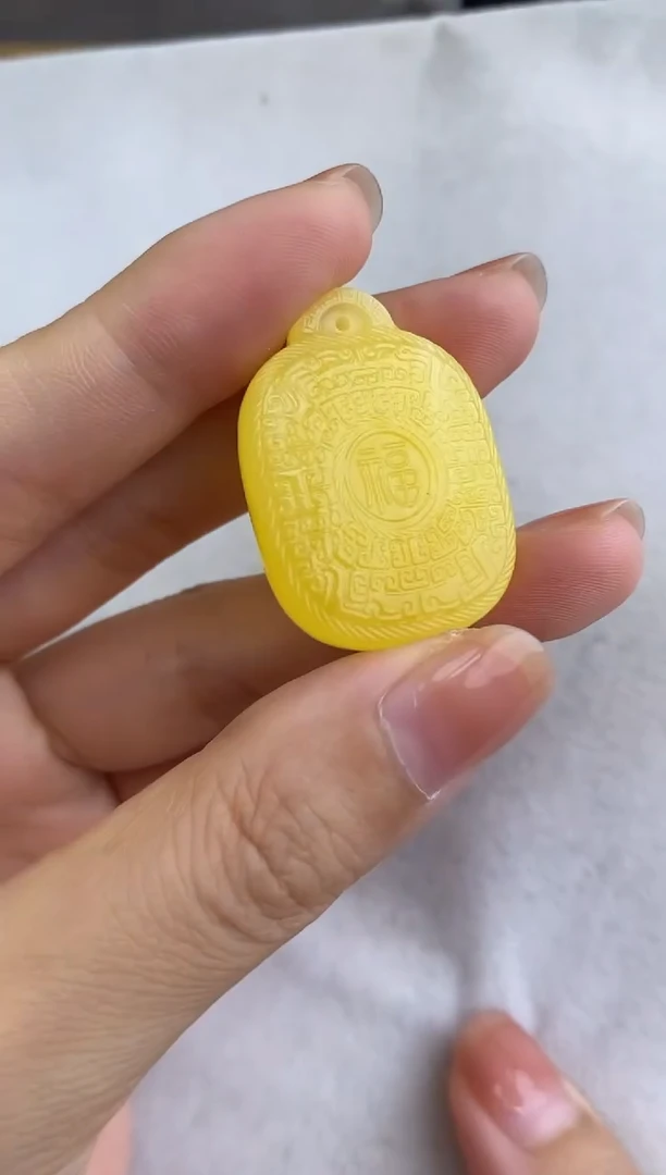 未镶嵌琥珀裸石10601113-吊坠