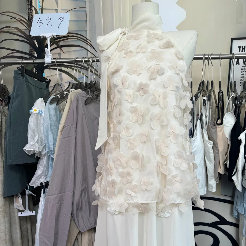 里里海的衣橱1-150 法式度假风连衣裙简约重工甜美设计感上衣