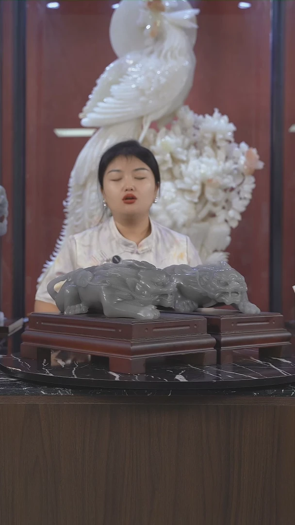 玉居家商务貔貅摆件