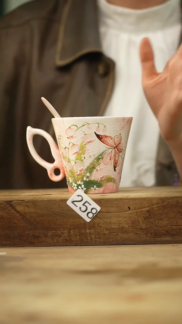 瓷片设计师手作款 手绘油画风卡通系列 十七