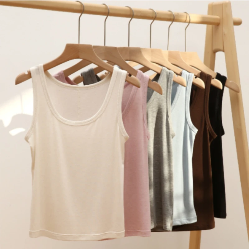 莱赛尔醋酸天丝背心透气软糯轻薄