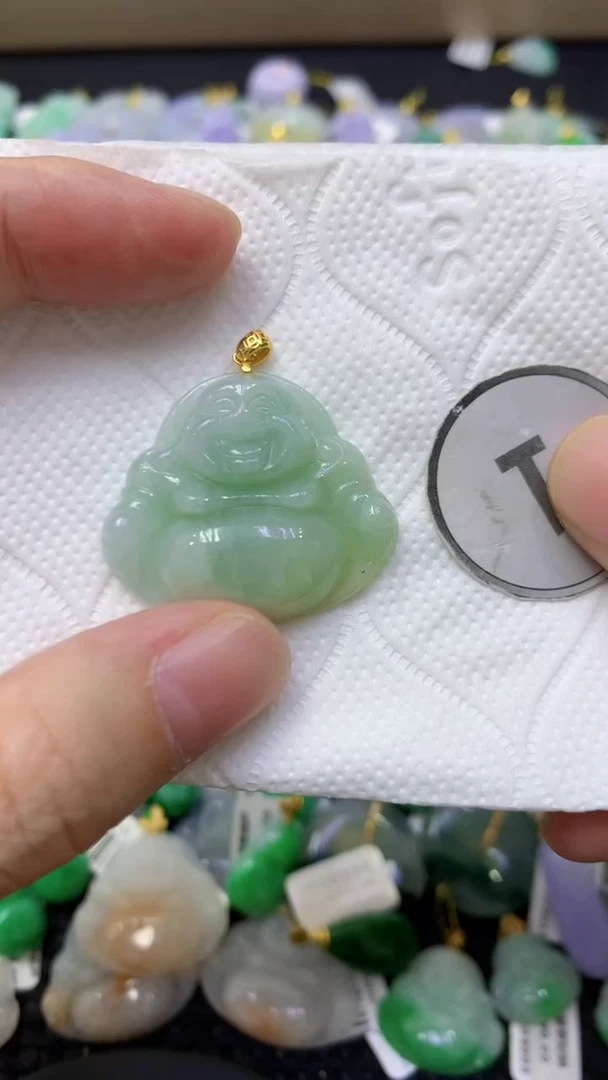 颈饰未镶嵌翡翠天然缅甸翡翠A货
