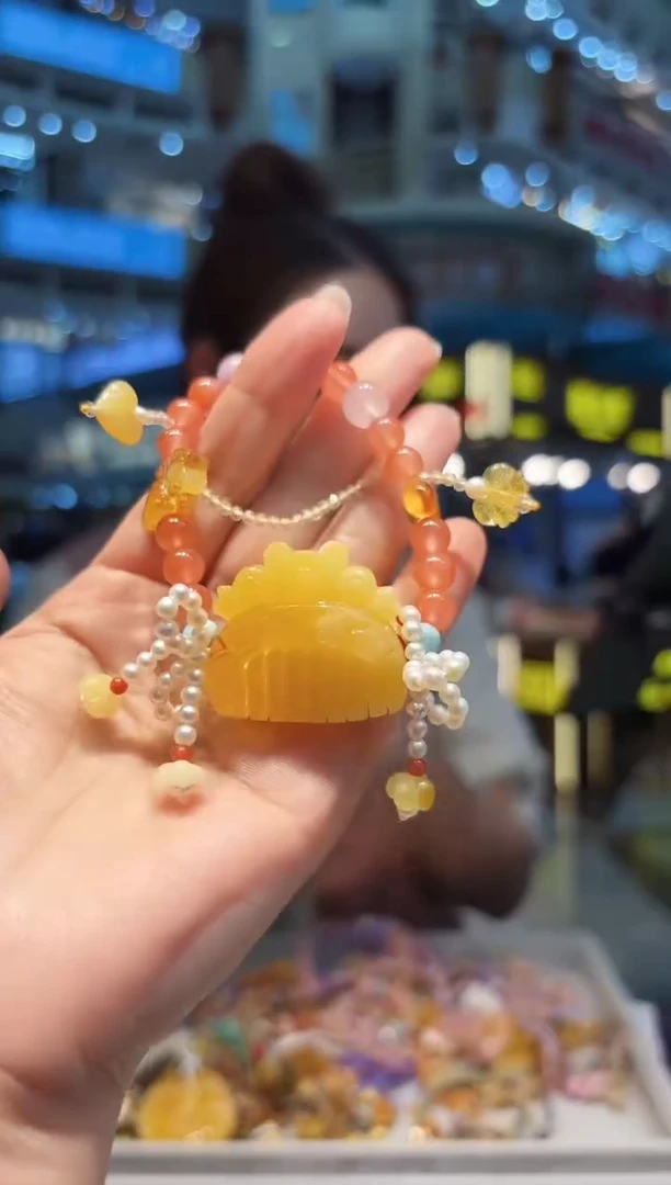 手链琥珀未镶嵌多样性发货一一一