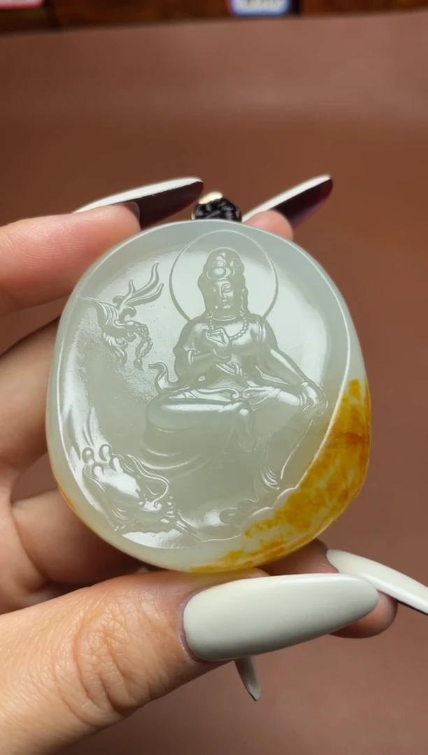 未镶嵌和田玉挂件逆*和田玉