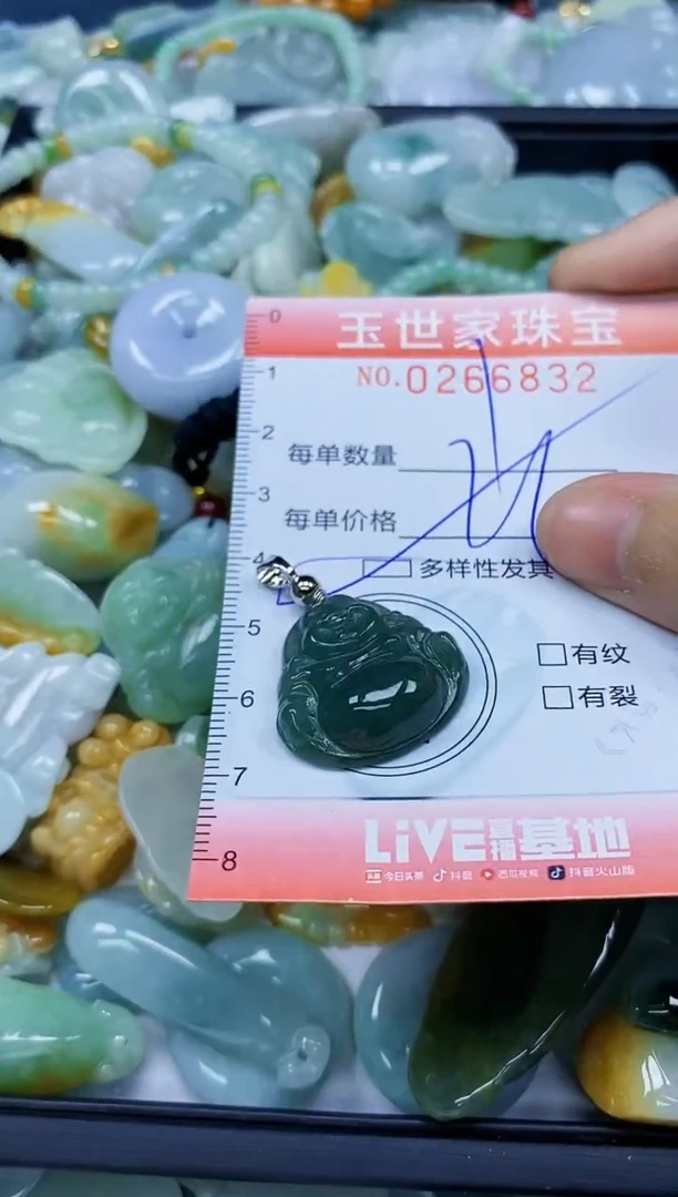 翡翠未镶嵌颈饰闪购0266832多样性发其一