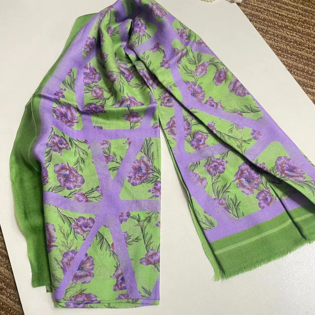 紫罗兰之恋戒指绒羊绒围巾