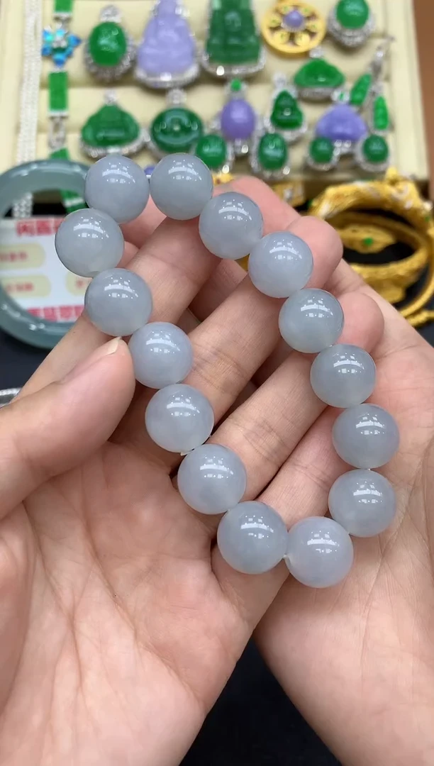 未镶嵌手串翡翠309-中国好珍宝