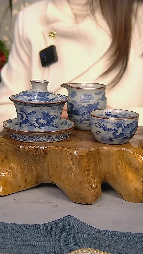 【闪购商品】简装家用款3件套 陶瓷家用茶具系列