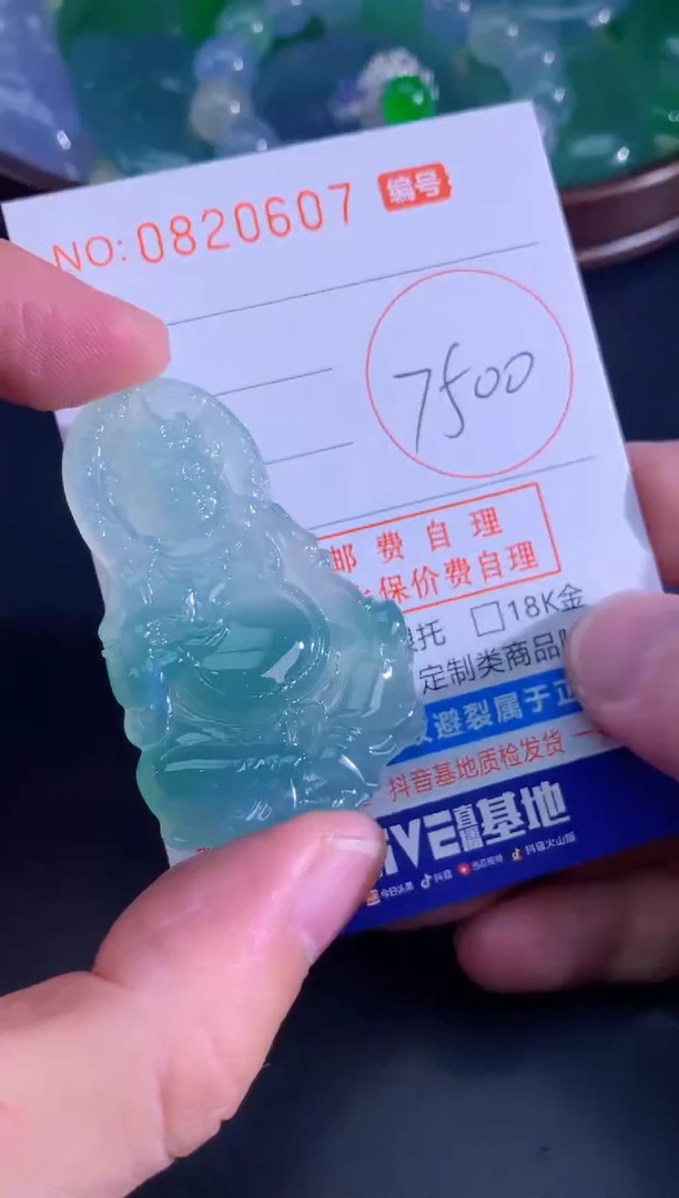 颈饰未镶嵌翡翠天然A货翡翠