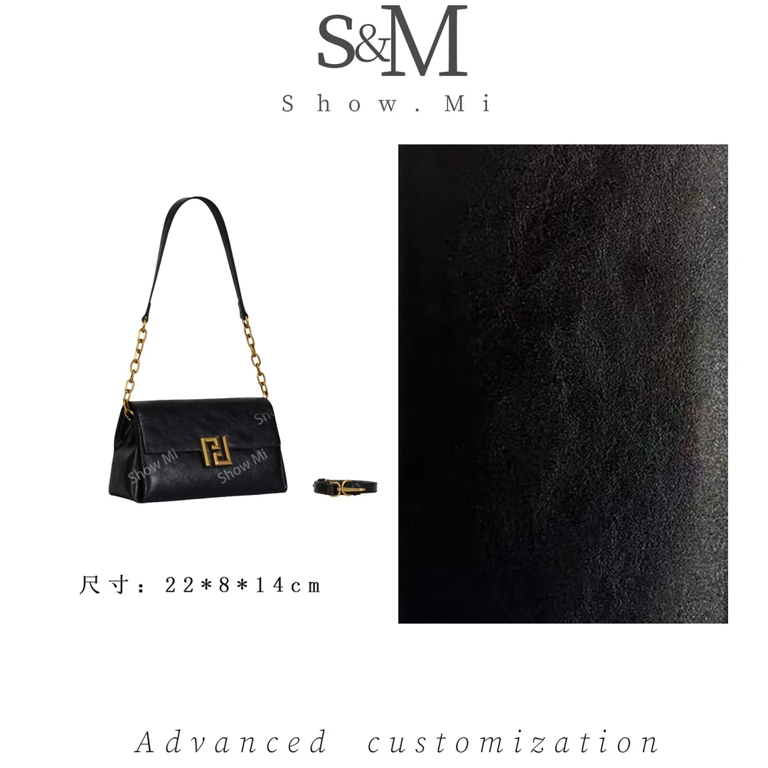 【Show Mi】小小的大包丨GQ-7992-黑色-轻奢小众时尚百搭女士包包sm