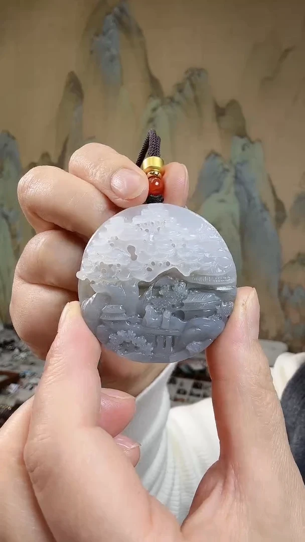 颈饰未镶嵌和田玉.